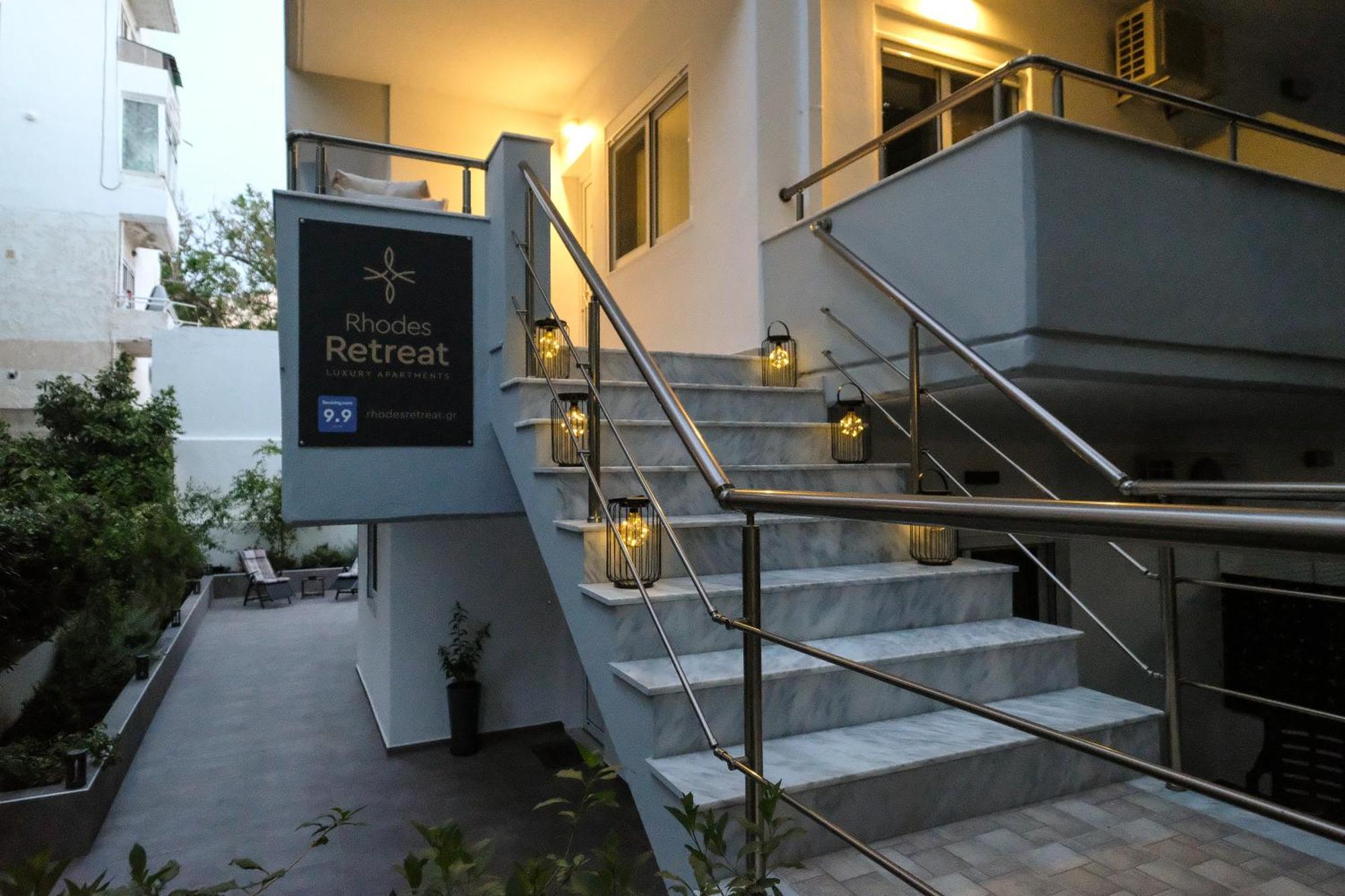 Rhodes Retreat: Modern Comfort In Serene Luxury Rhodes City Bagian luar foto